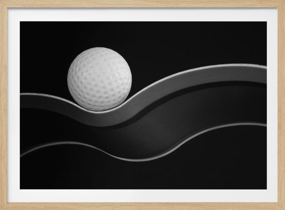 Craters and Curves - Poster / Art Print