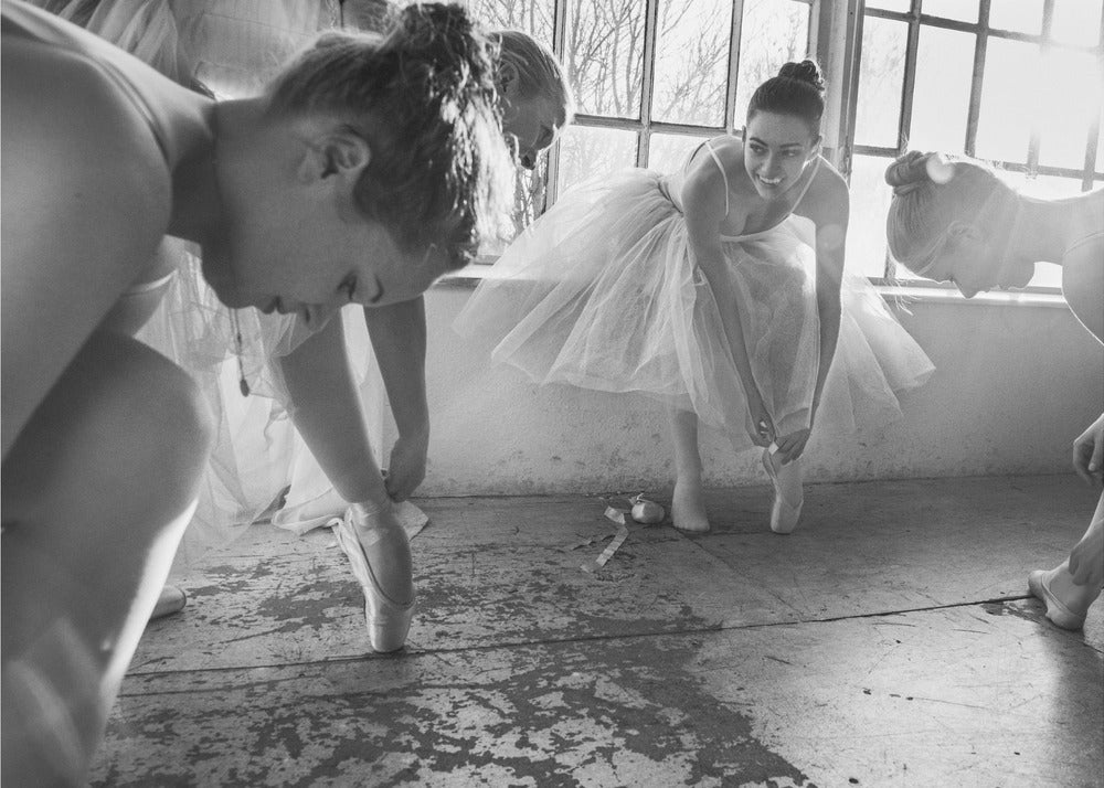 Ballet dancers preparation... - Poster / Art Print