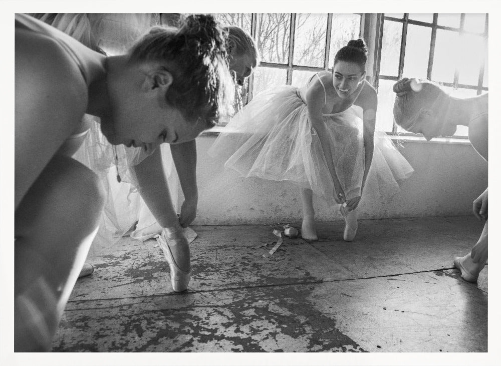 Ballet dancers preparation... - Poster / Art Print