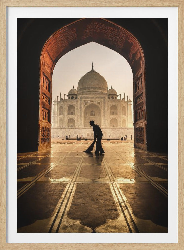 Taj Mahal cleaner - Poster / Art Print