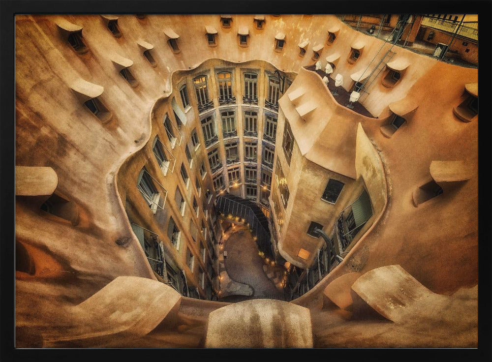 Casa Milà, La Pedrera, Barcelona. - Poster / Art Print