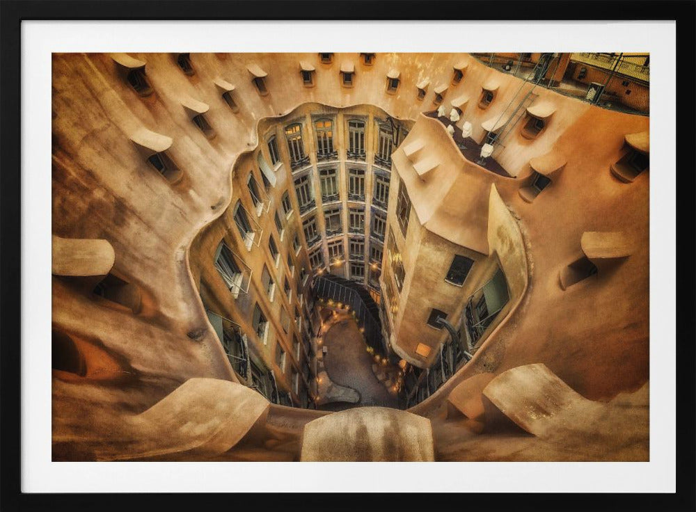 Casa Milà, La Pedrera, Barcelona. - Poster / Art Print