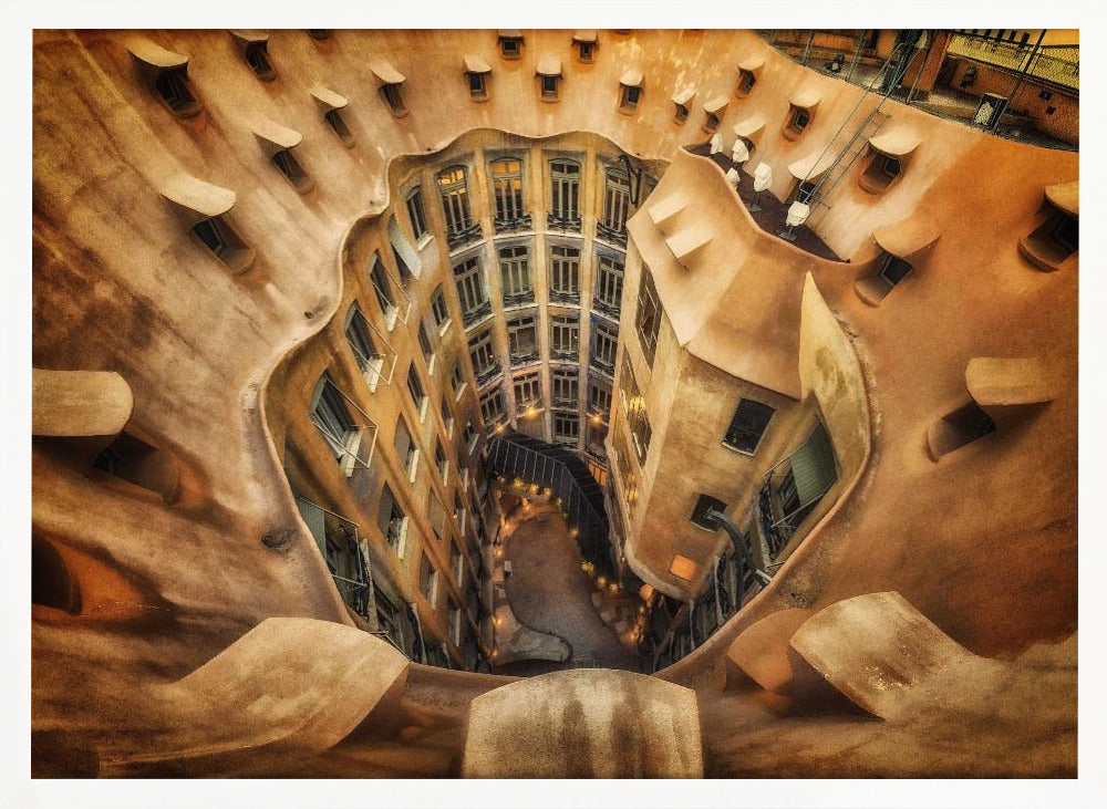 Casa Milà, La Pedrera, Barcelona. - Poster / Art Print