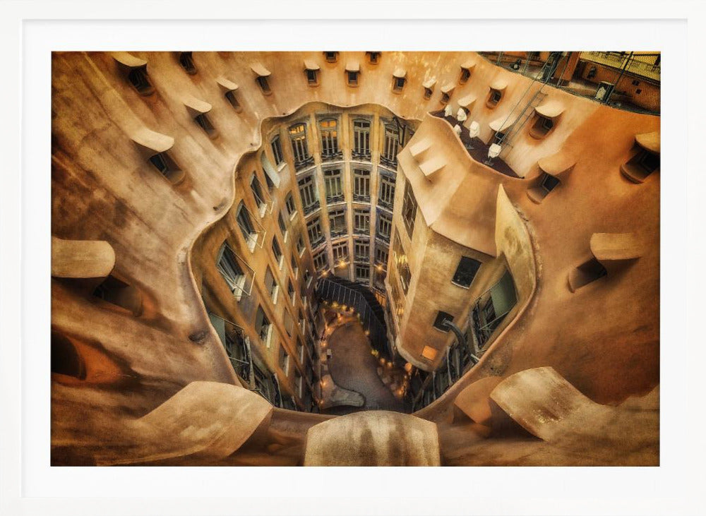 Casa Milà, La Pedrera, Barcelona. - Poster / Art Print