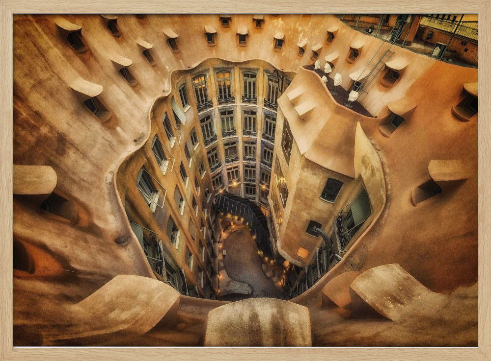 Casa Milà, La Pedrera, Barcelona. - Poster / Art Print