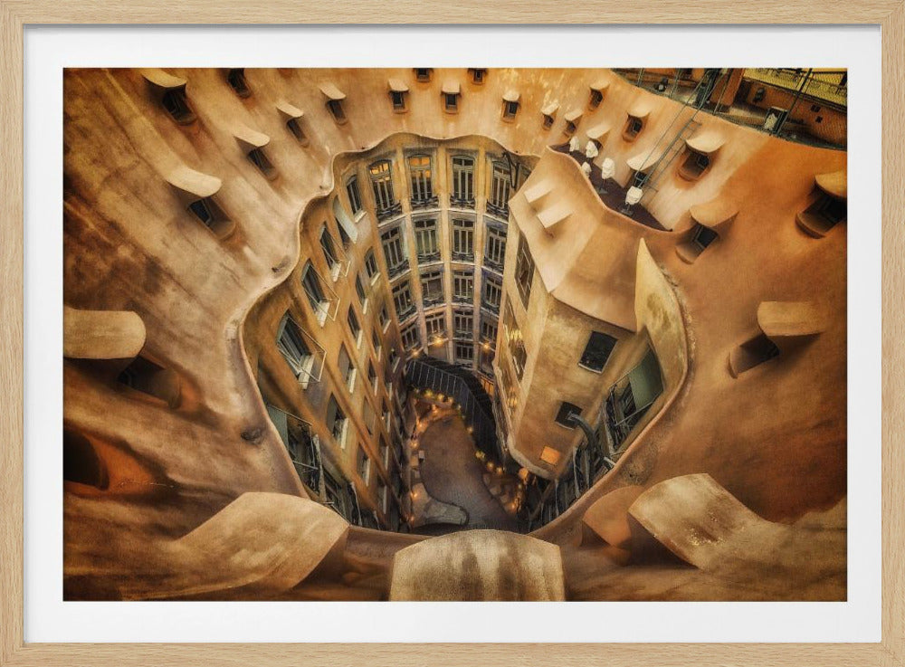 Casa Milà, La Pedrera, Barcelona. - Poster / Art Print