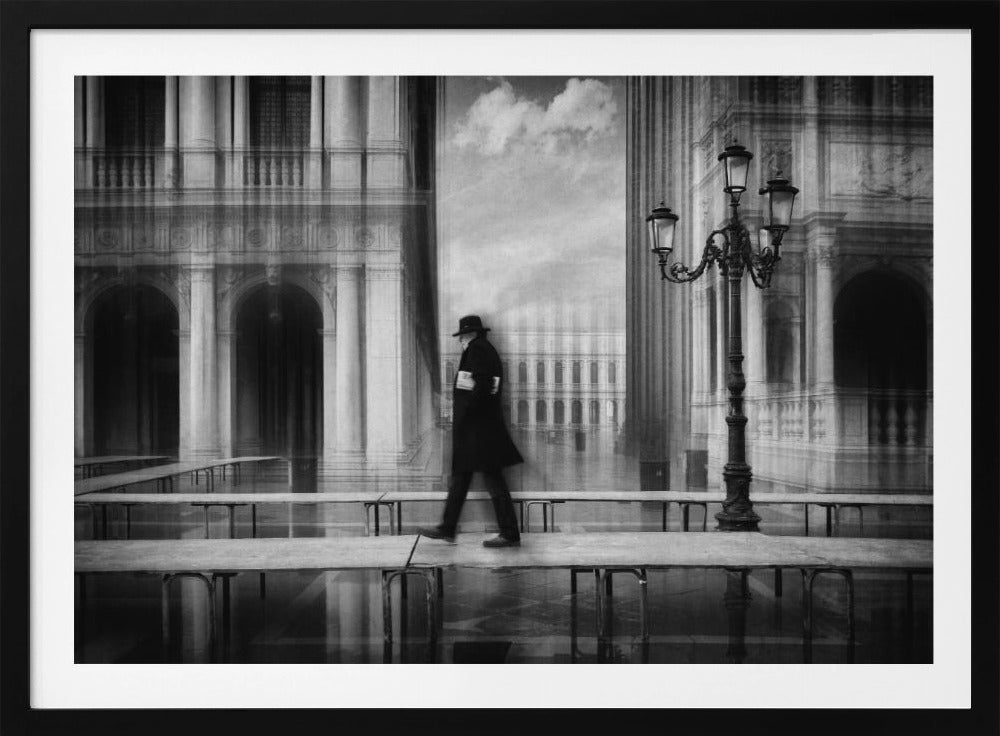 dry footed walk - Poster / Art Print