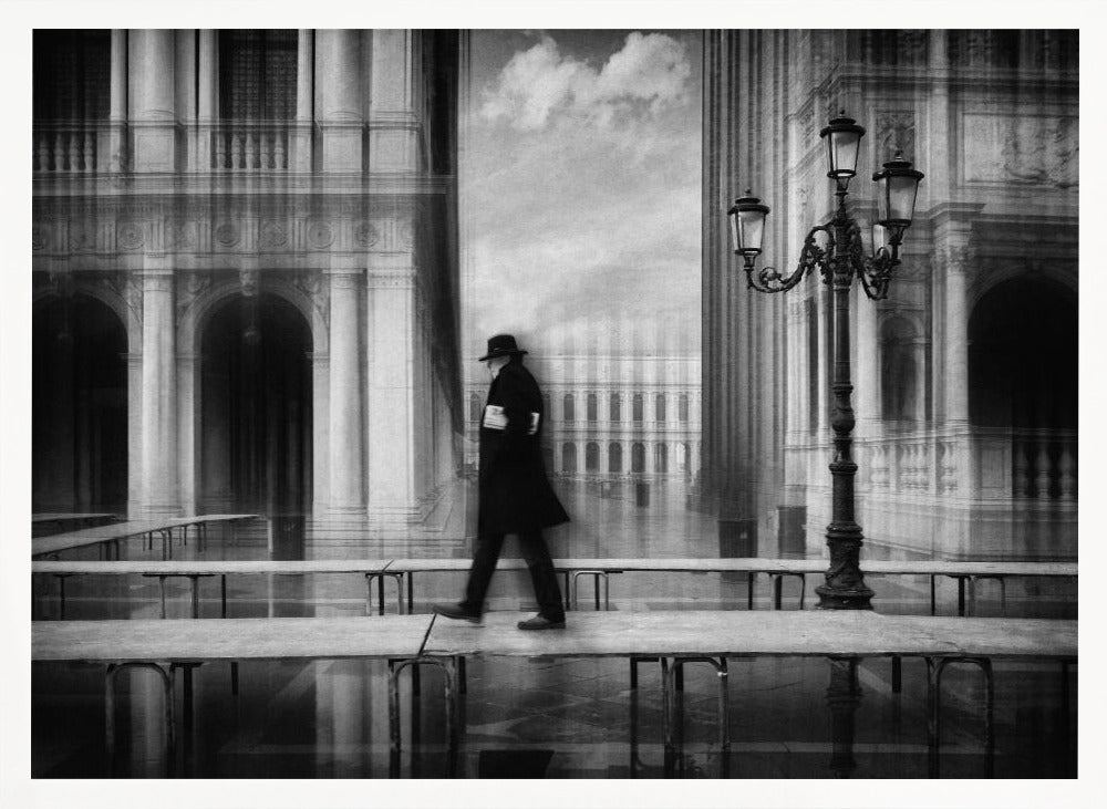 dry footed walk - Poster / Art Print