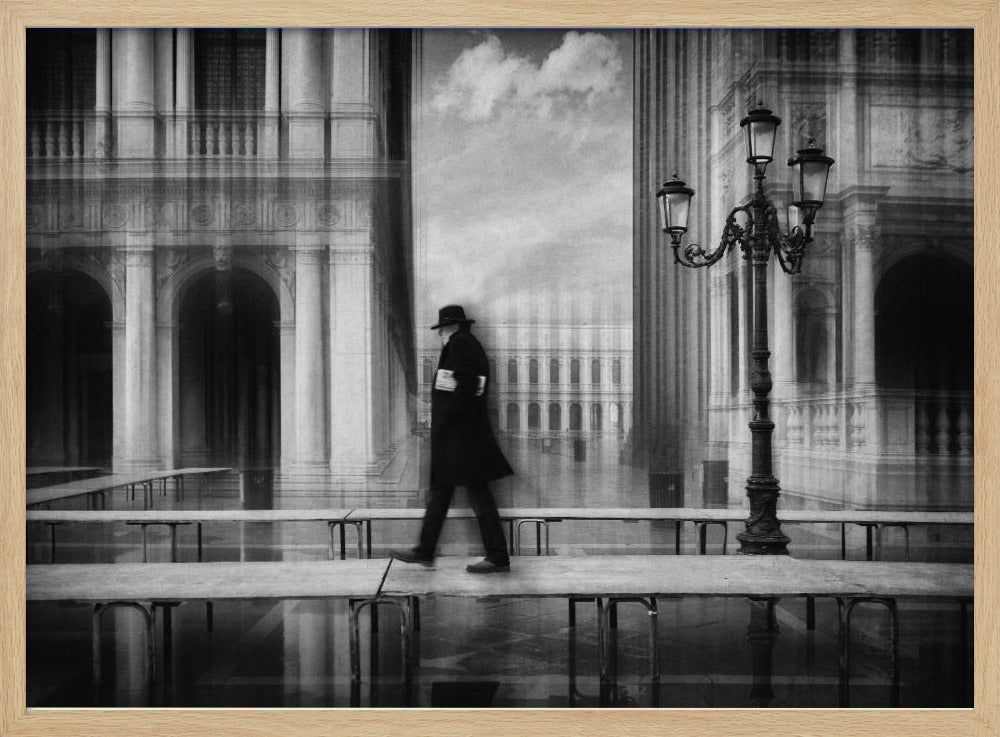 dry footed walk - Poster / Art Print