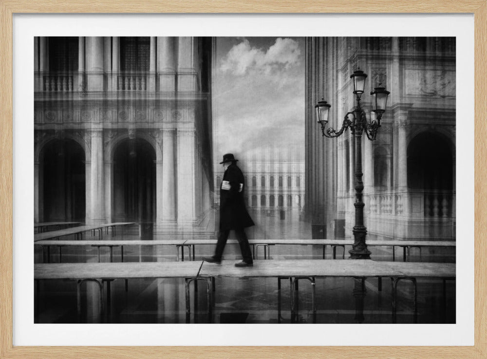 dry footed walk - Poster / Art Print
