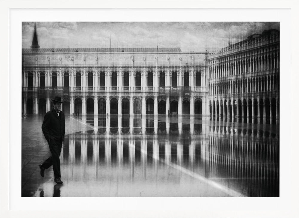 wet feet walk - Poster / Art Print