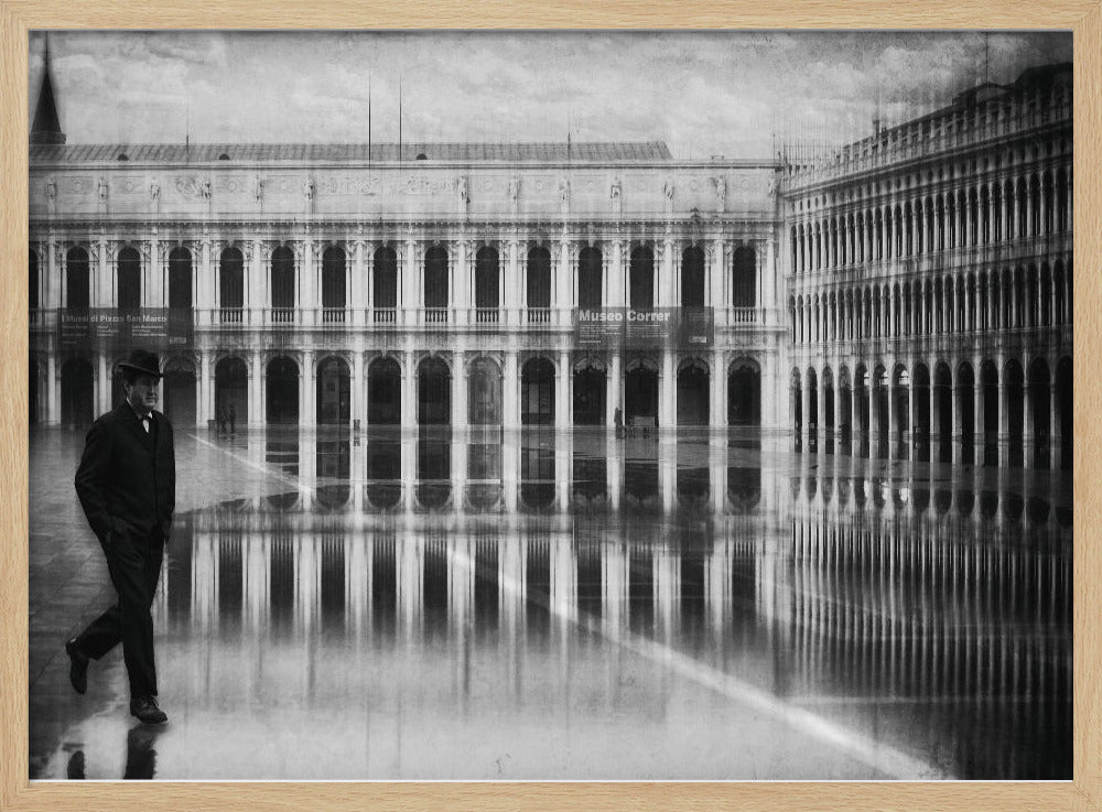 wet feet walk - Poster / Art Print