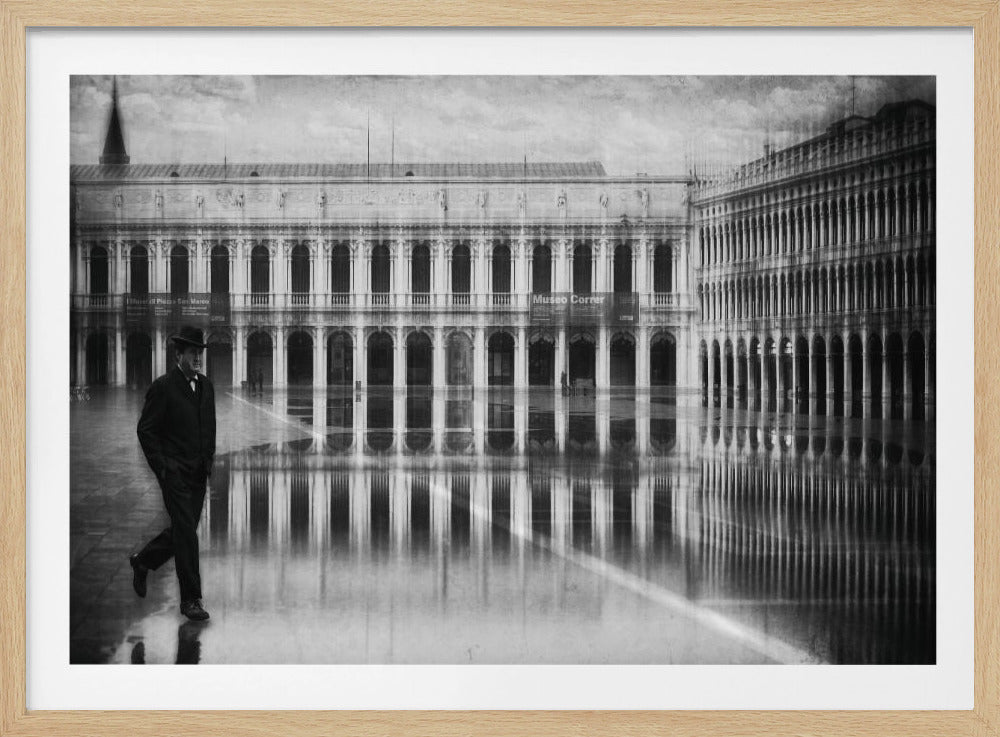 wet feet walk - Poster / Art Print