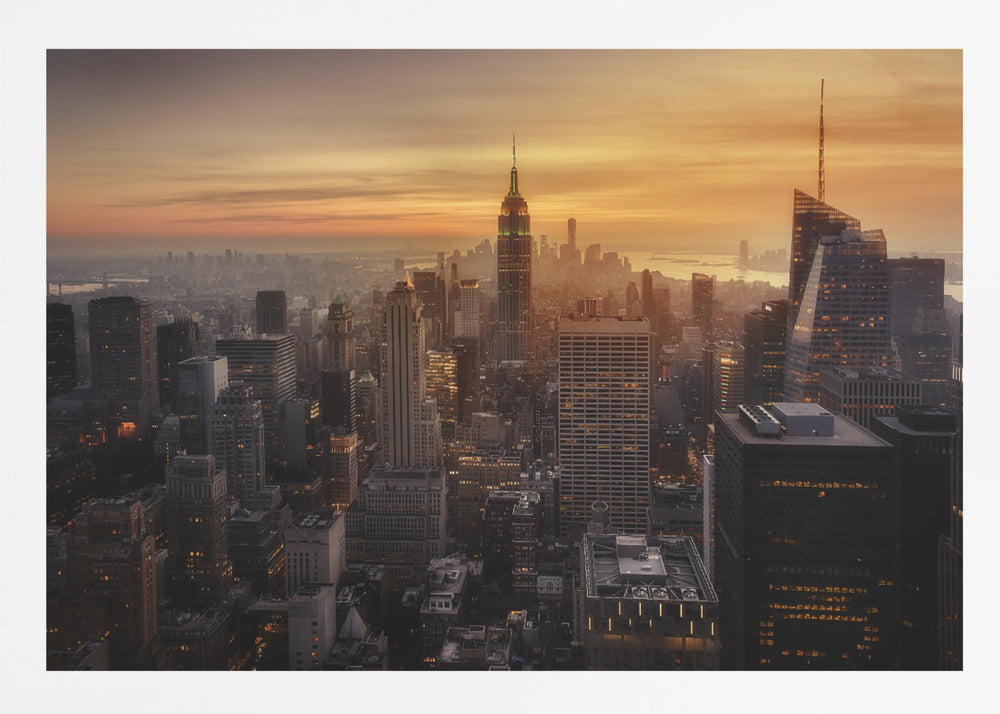 Manhattan's light - Poster / Art Print