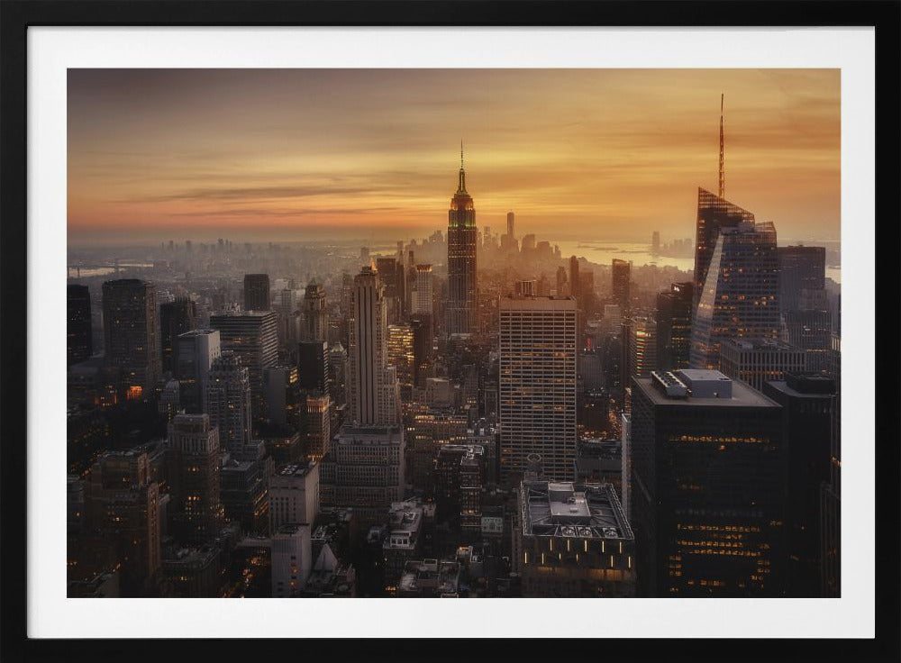 Manhattan's light - Poster / Art Print