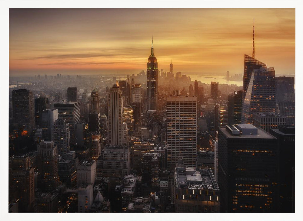 Manhattan's light - Poster / Art Print