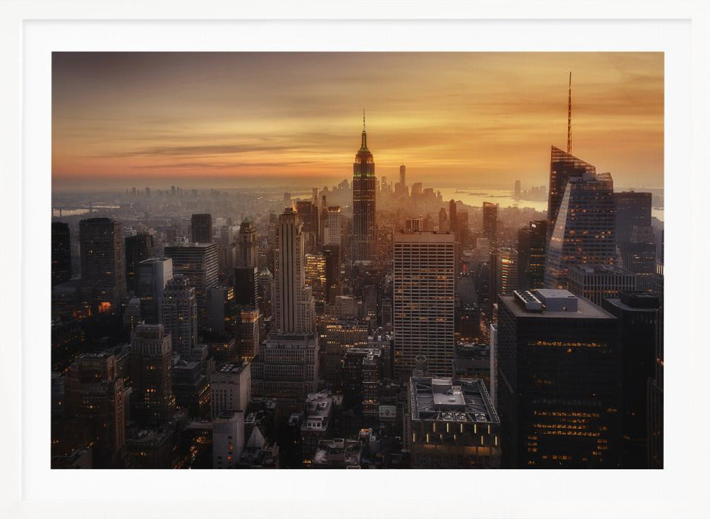 Manhattan's light - Poster / Art Print