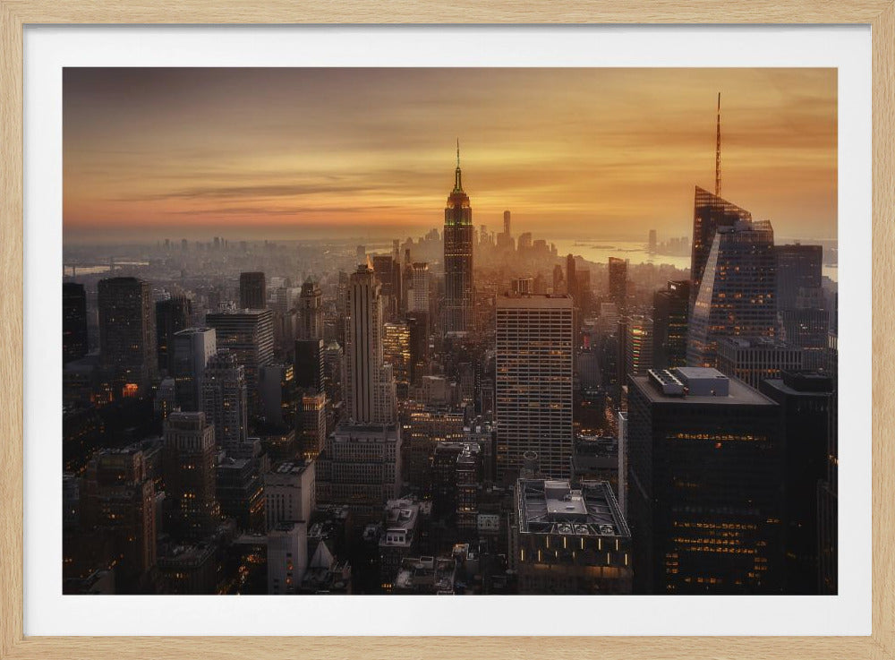 Manhattan's light - Poster / Art Print