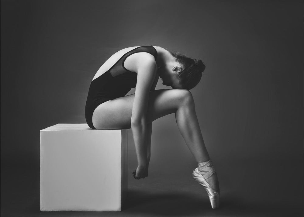 The nymph (the ballerina on the cube) - Poster / Art Print