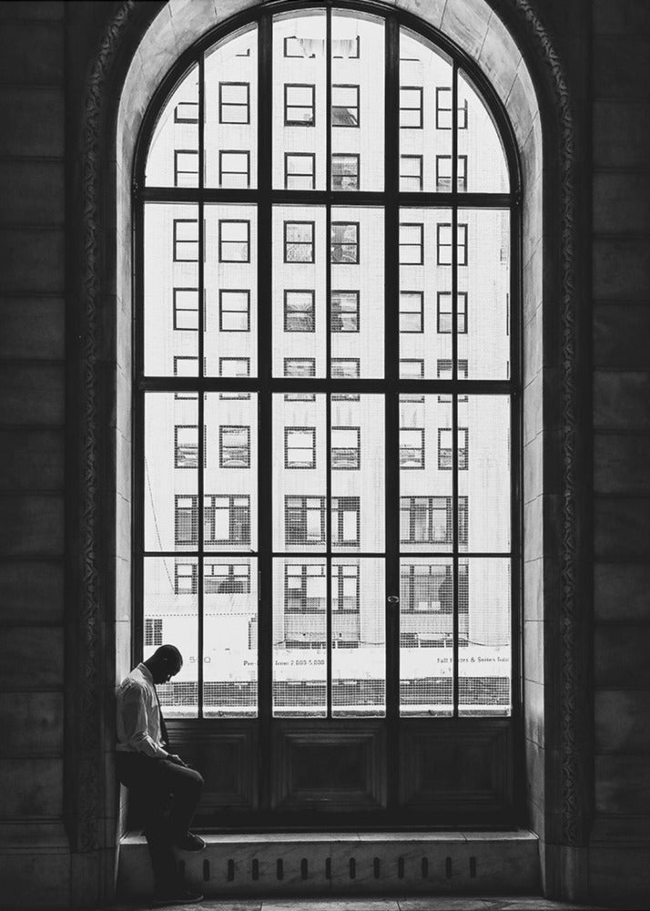 Lonely man - Poster / Art Print