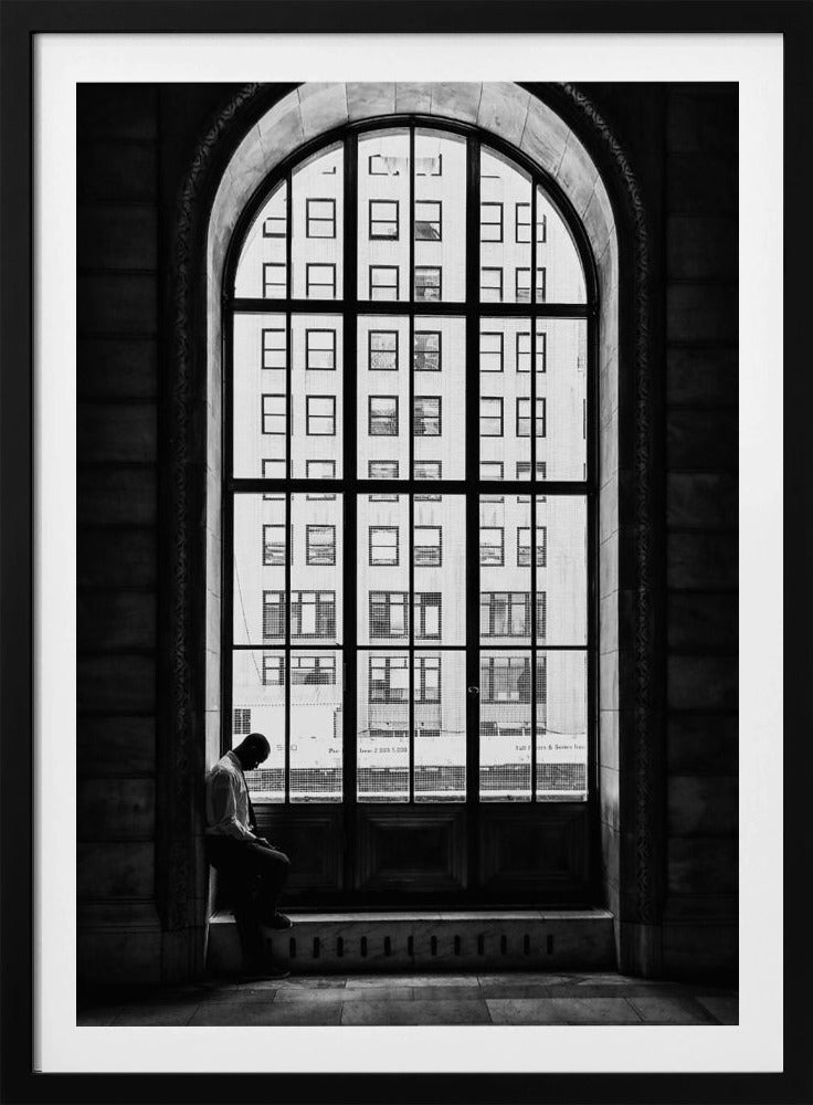 Lonely man - Poster / Art Print