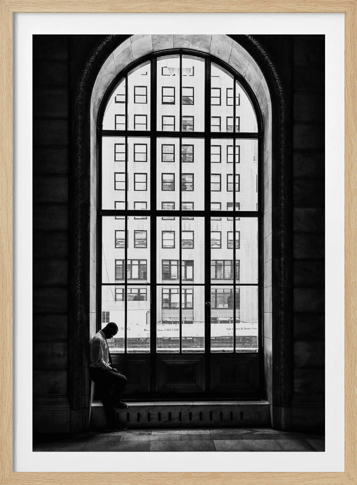 Lonely man - Poster / Art Print