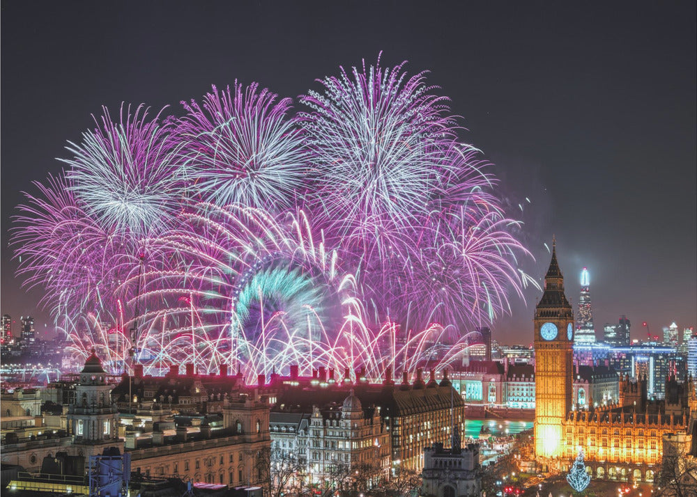 New Year Fireworks - Poster / Art Print