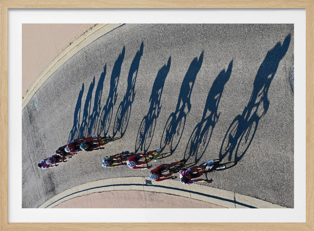 Sunset cycling - Poster / Art Print
