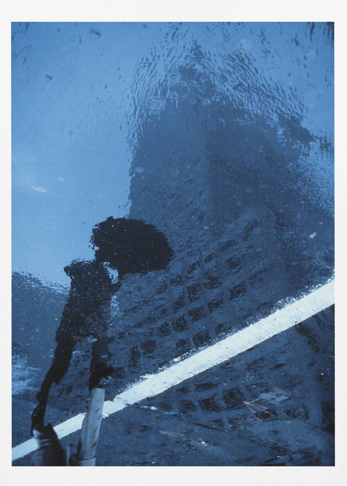Swinging in the rain (from the series New York Blues) - Poster / Art Print