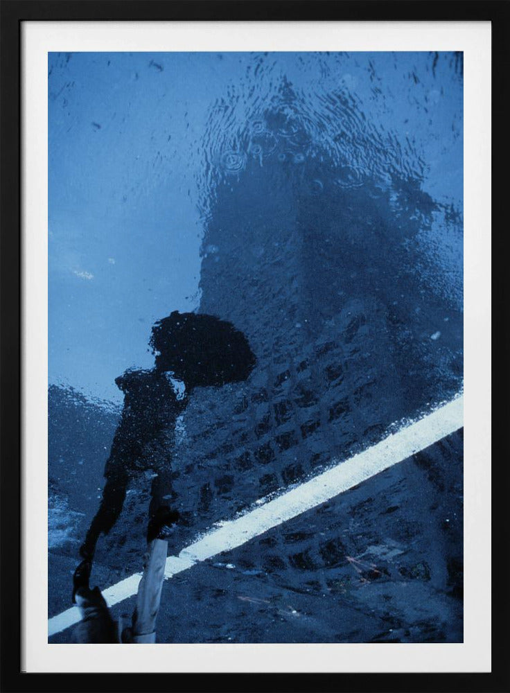 Swinging in the rain (from the series New York Blues) - Poster / Art Print