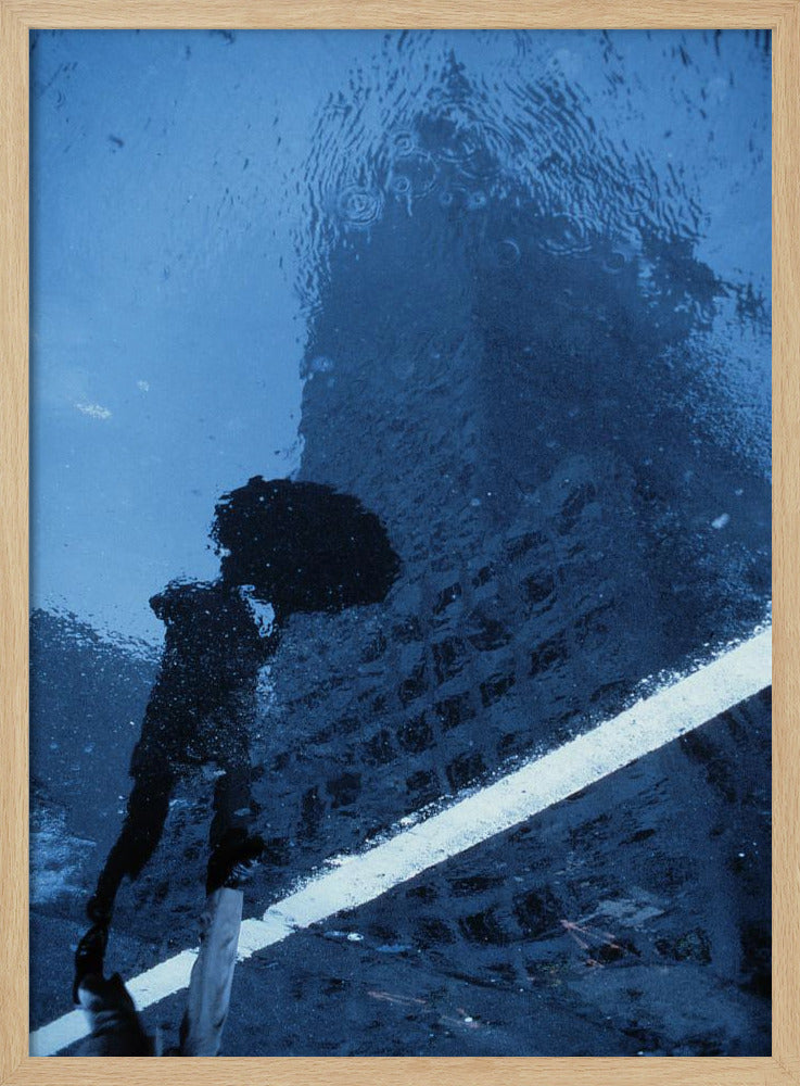 Swinging in the rain (from the series New York Blues) - Poster / Art Print