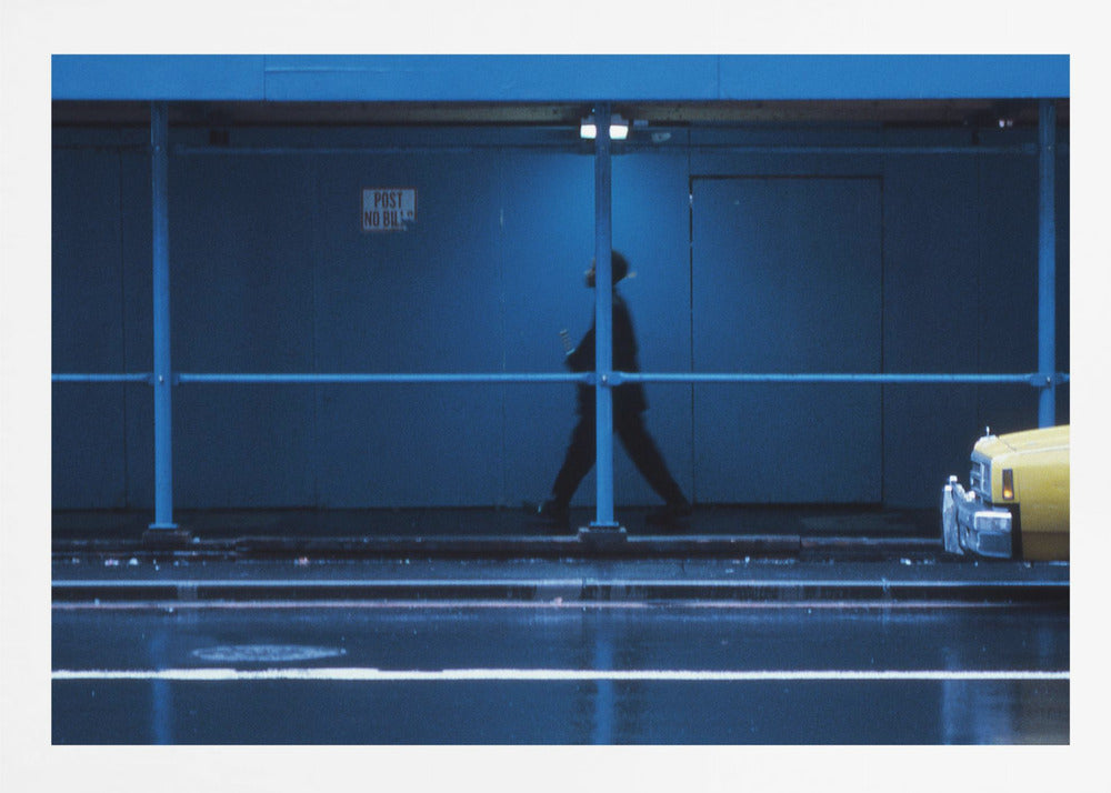 Yellow car (from the series New York Blues) - Poster / Art Print