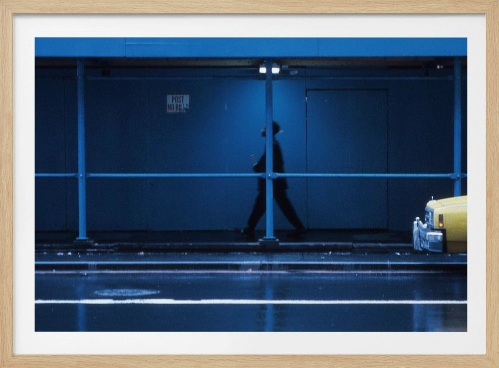 Yellow car (from the series New York Blues) - Poster / Art Print