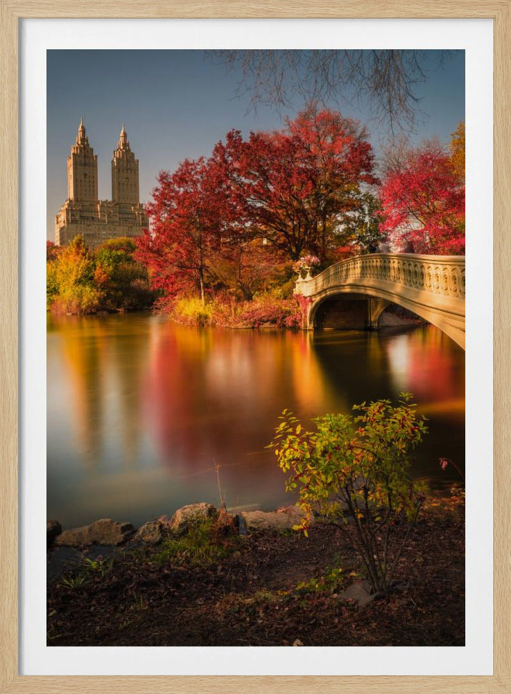 Fall in Central Park - Poster / Art Print