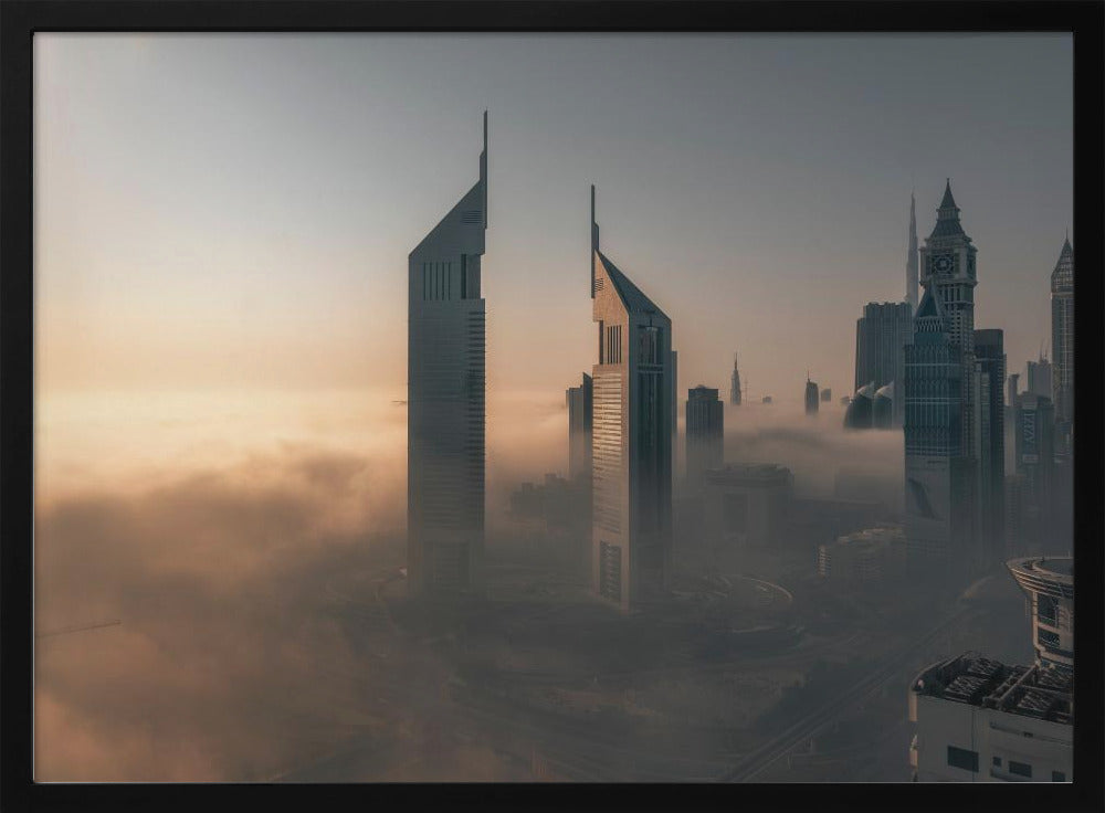 Fog Lockdown on the City of Steel - Poster / Art Print
