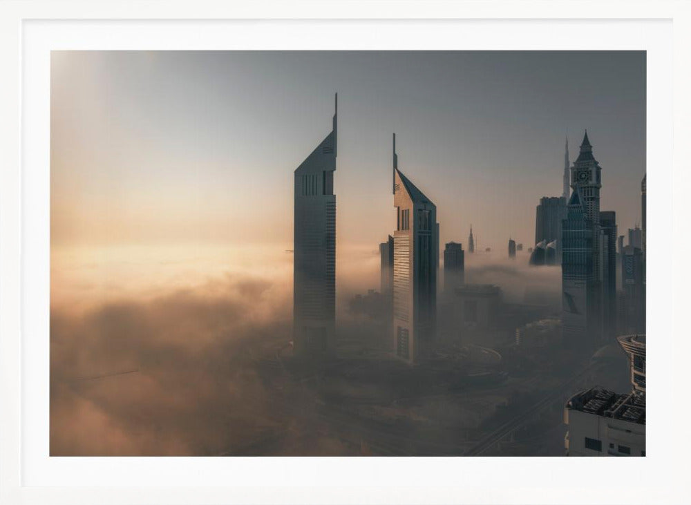 Fog Lockdown on the City of Steel - Poster / Art Print