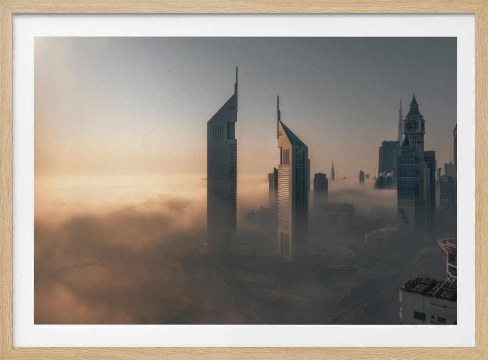 Fog Lockdown on the City of Steel - Poster / Art Print