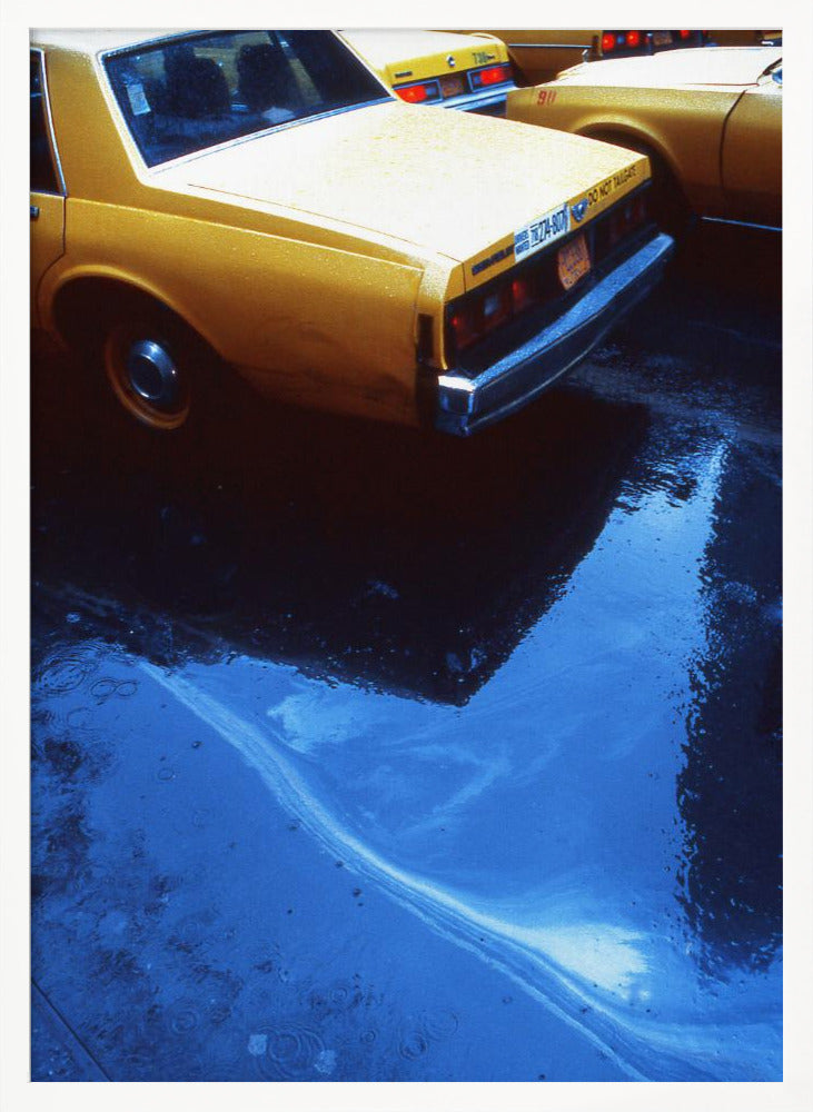 Yellow cabs (from the series New York Blues) - Poster / Art Print