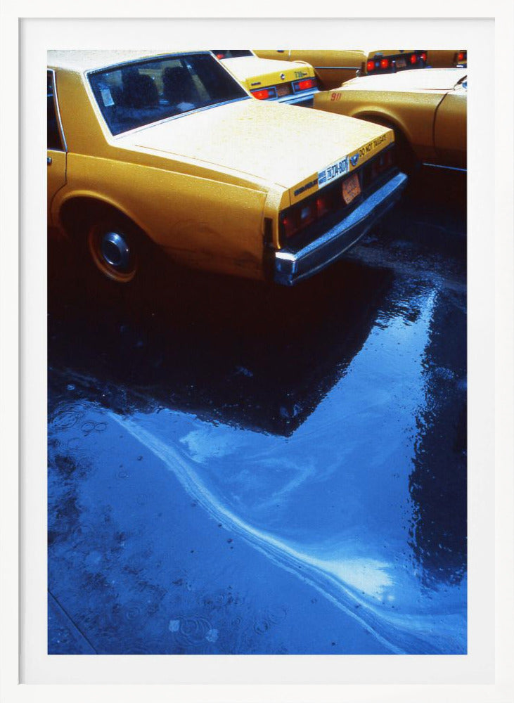 Yellow cabs (from the series New York Blues) - Poster / Art Print