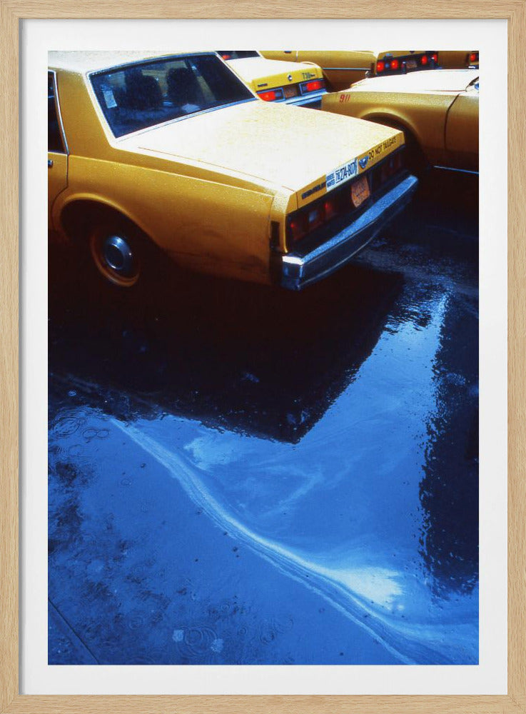 Yellow cabs (from the series New York Blues) - Poster / Art Print