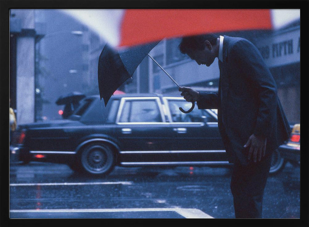 A bow to the rain (from the series New York Blues) - Poster / Art Print