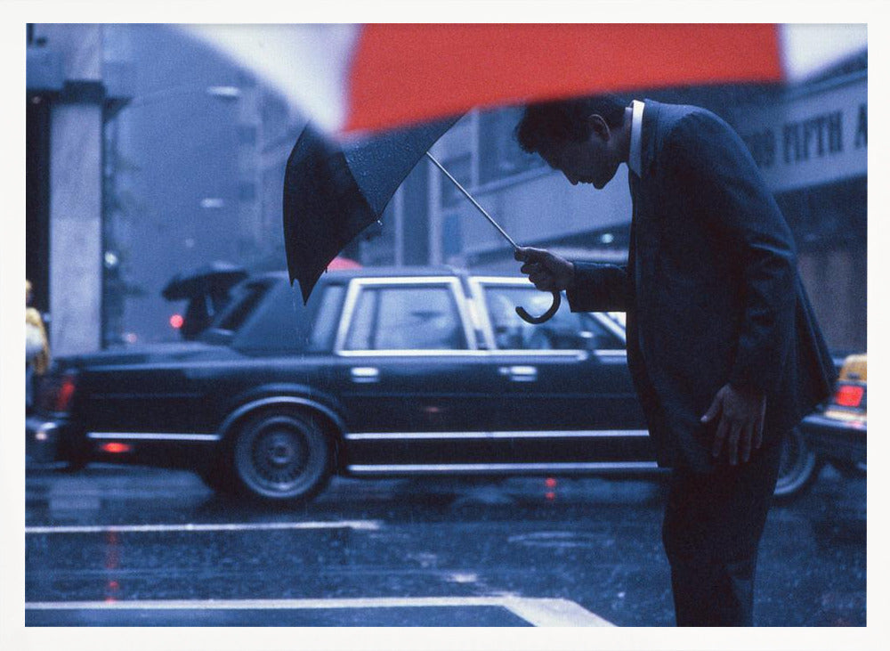 A bow to the rain (from the series New York Blues) - Poster / Art Print
