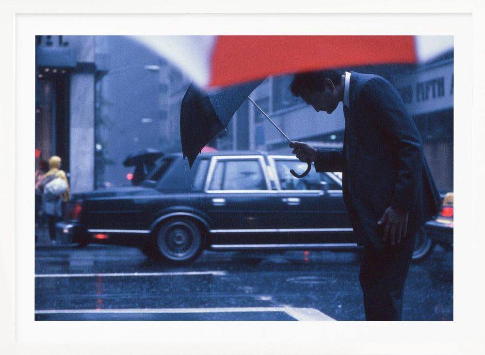 A bow to the rain (from the series New York Blues) - Poster / Art Print