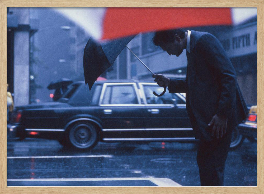 A bow to the rain (from the series New York Blues) - Poster / Art Print