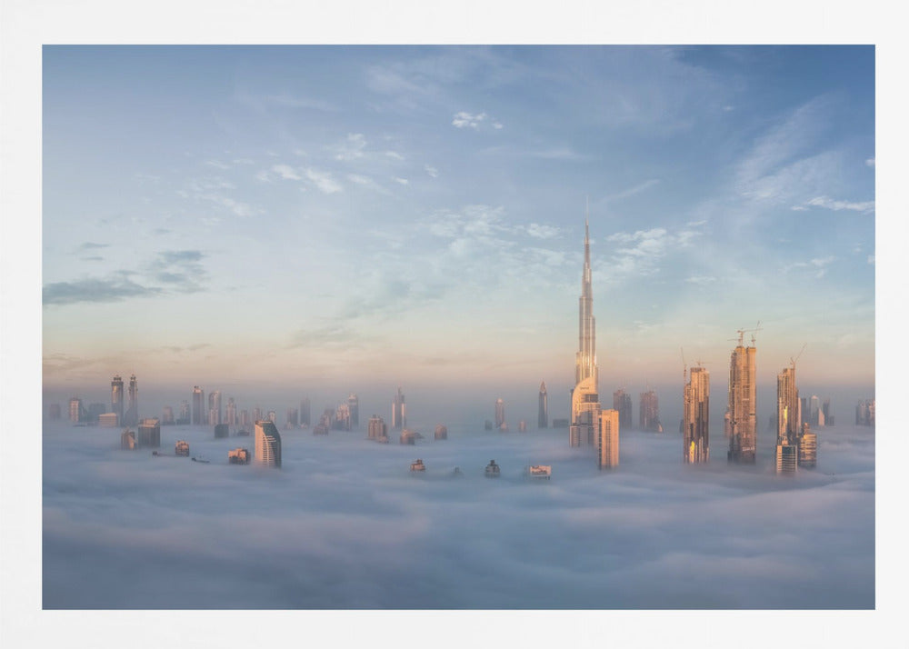 Sinking in fog - Poster / Art Print