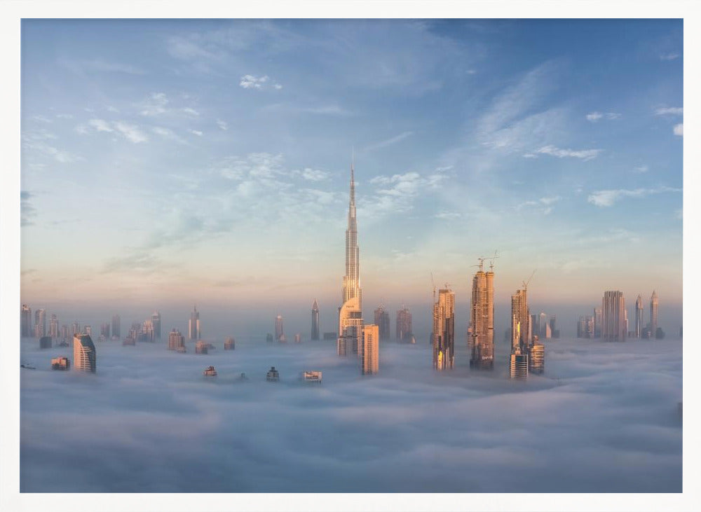 Sinking in fog - Poster / Art Print