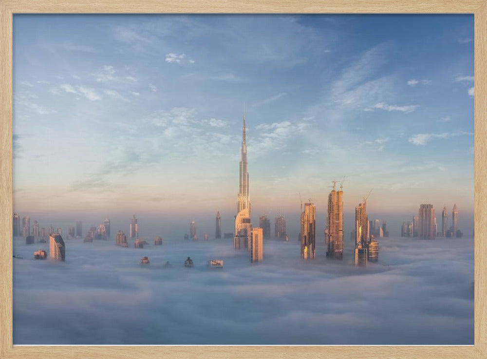 Sinking in fog - Poster / Art Print