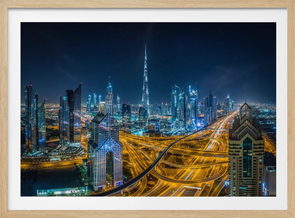 Blue city - Poster / Art Print