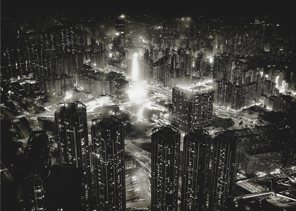 hong kong night - Poster / Art Print