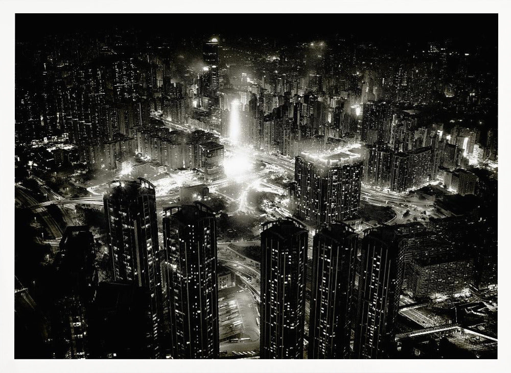 hong kong night - Poster / Art Print